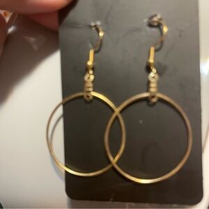 Gold Hopp Earrings